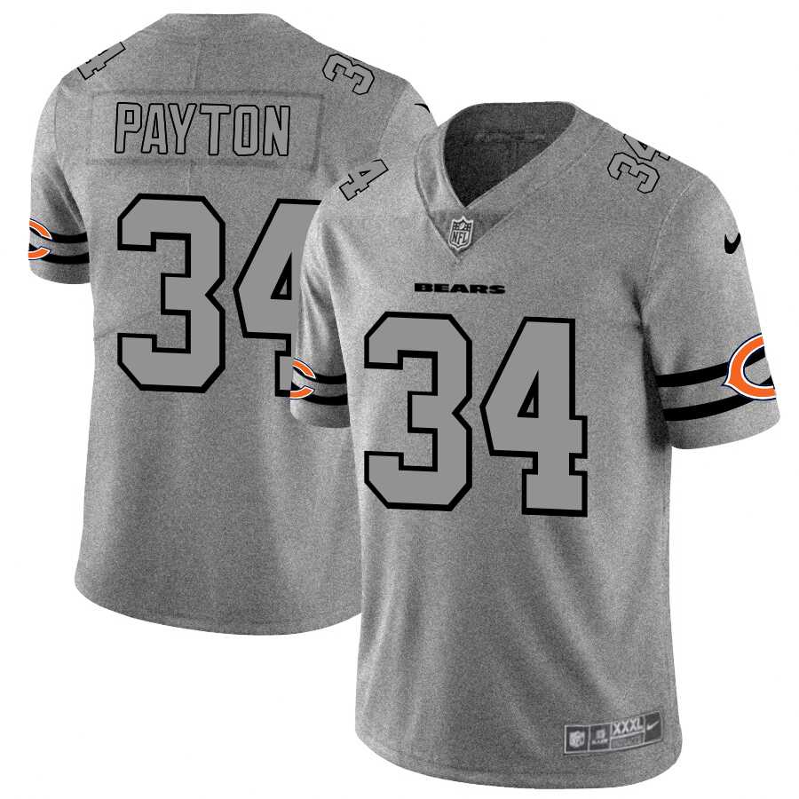 Nike Bears 34 Walter Payton 2019 Gray Gridiron Gray Vapor Untouchable Limited Jersey Dyin,We sell and wholesale Nike Bears 34 Walter Payton 2019 Gray Gridiron Gray Vapor Untouchable Limited Jersey Dyin on line form chian!